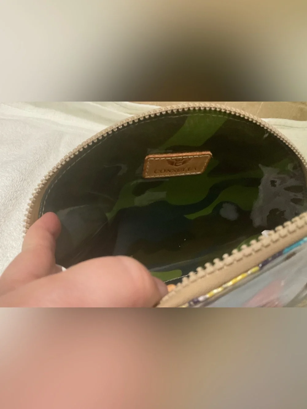 Consuela Rosie Legacy Large Domed Cosmetic Bag Retired